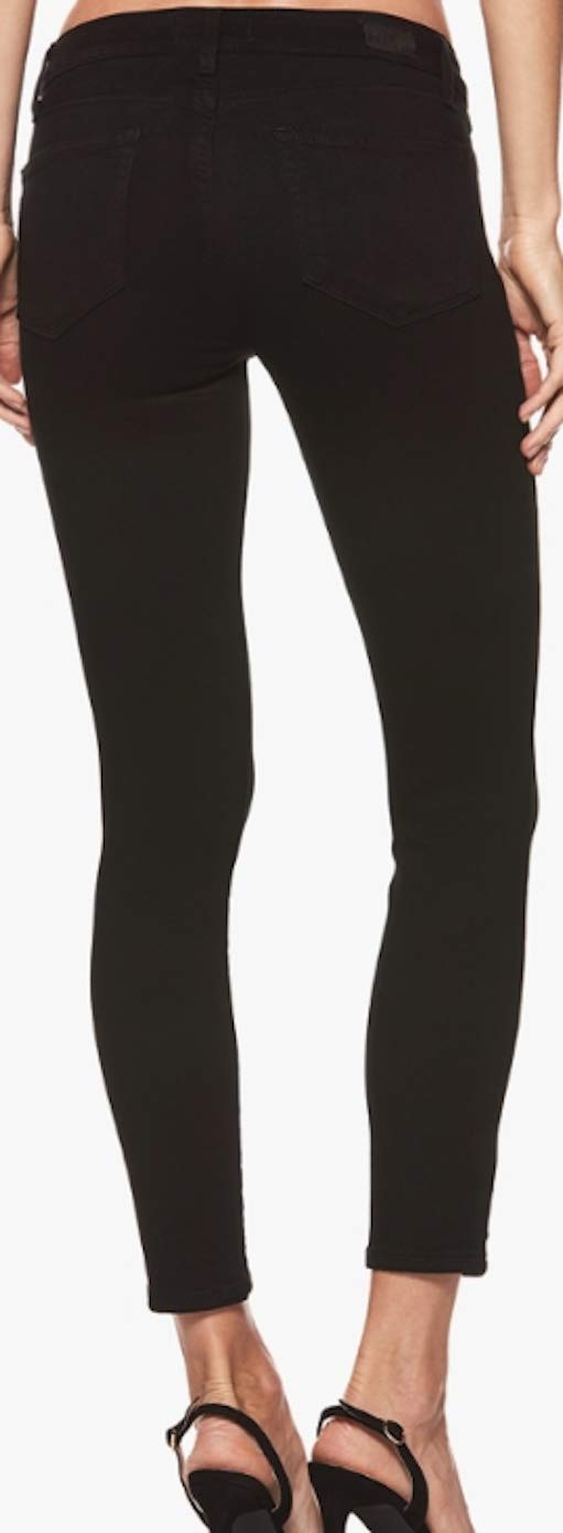 paige transcend verdugo crop jeans in black overdye