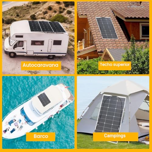 100W Flexible Solar Panel Solar Panel Ideal for Isolated Systems Network Outdoor Activities