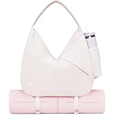 Ceneda Large Gym Bag for Women with Hidden Yoga Mat Holder & Shoe Compartment & Wet Pocket, Sports Duffle Bag for Travel