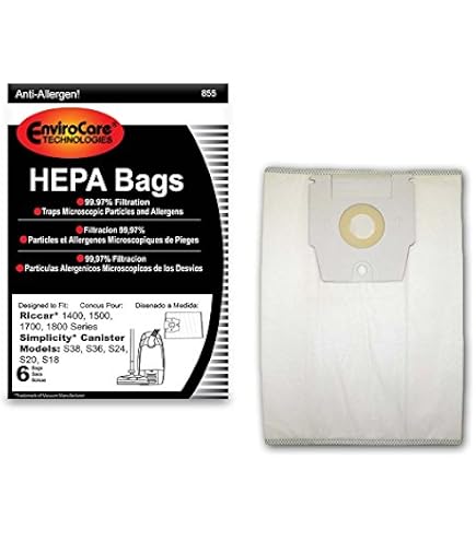Filtri HEPA E Pre-Motore Per Aspirapolvere Riccar E Simplicity - EnviroCare Kit F987 - 2