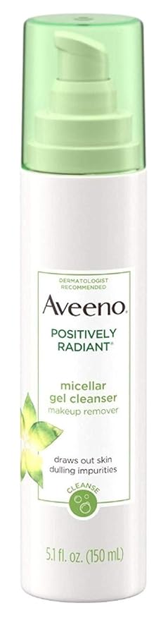 aveeno positively radiant gel cleanser