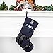 Beyond Your Thoughts New Police Christmas Stocking for Law Enforcement Officers, Tactical X-mas Embroidery Stockings Ornament for Family, Military-Inspired Decorations, Navy Theme 1 Pack
