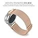 Gear S2 Watch Band, MoKo Milanese Loop Stainless Steel Mesh Bracelet Smart Watch Strap + Connector for Samsung Gear S2 SM-R720 & SM-R730 Smart Watch (NOT FIT Gear S2 SM-R735), Rose GOLD