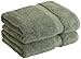 Superior Egyptian Cotton Pile Bath Towel Set of 2, Ultra Soft Luxury Towels, Thick Plush Essentials, Absorbent Heavyweight, Guest Bath, Hotel, Spa, Home Bathroom, Shower Basics, Forest Green