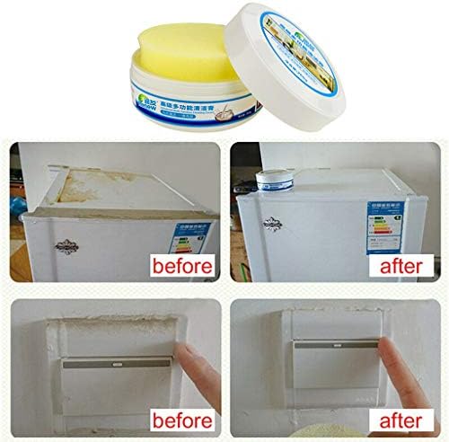Multifunctional Leather Refurbishing Cleaner Cleaning Cream Repair Tool for Home Sofas, Car Seats, Furniture (White, Weight:260g)