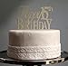 All About Details Happy 15th Birthday Cake Topper,1pc, Birthday Celebrations, Party Decor, Glitter Topper (Gold)