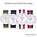 Vetoo Nylon Watch Bands, Quick Release Premium Ballistic NATO Straps, Nylon Replacement Wristband with Adjustable Stainless Steel Buckle for Men Women, 22mm 20mm,4 Pack