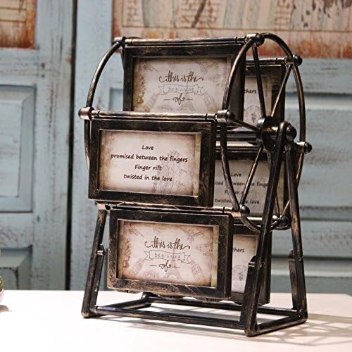Sproud Metal Rotating Ferris Wheel Photo Frame Photo Swing Table