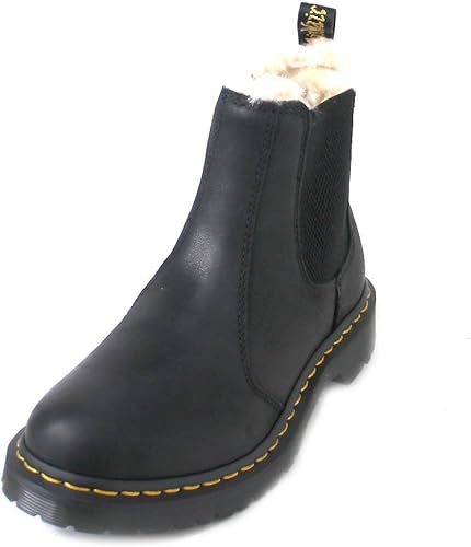 dr martens leonore black burnished wyoming