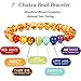 Besteel 7 Pcs Natural Stone Chakras Bracelet for Men Women Crystal Healing Yoga Bead Bracelet Adjustable