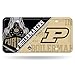 Rico Industries NCAA Purdue Boilermakers Metal License Plate Tag