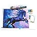 Staroar 5D Diamond Painting Kits for Adults Full Drill Round with AB and Crystal Rhinestone - Purple Unicorn 51X40 CM Art Craft Diamond Art