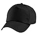 Beechfield Unisex Plain Original 5 Panel Baseball Cap (One Size) (Black)