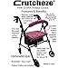 Crutcheze Pink Zebra Rollator Walker Seat and Backrest Covers Designer Fashion Accessories Made in USA