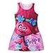 ZHBNN Trolls Girs Comfy Loose Pajamas (Pink,140/7-8Y)