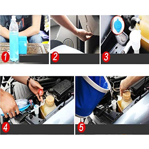 Inverlee Car Windshield Glass Clean Washer Tablets Effervescent Tablets Detergent Car Window Cleaner Cleaning Tool (1Bag Including 6Pcs) (1pcs)