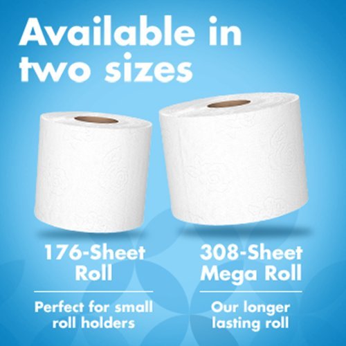 Amazon Brand Presto! 176Sheet Roll Toilet Paper, UltraSoft, 12