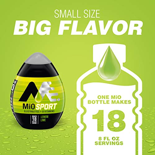 MiO Sport Electrolytes Lemon Lime Naturally Flavored Liquid Water