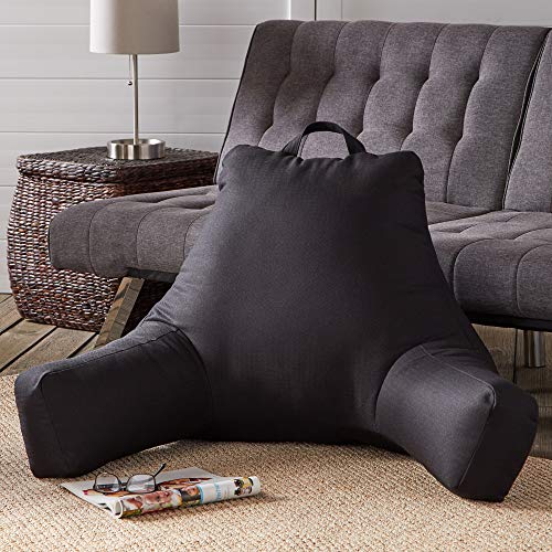 Greendale Home Fashions Jumbo Bed Rest Pillow, XLarge, Black Pricepulse