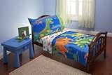 Everything Kids 4 Piece Toddler Bedding Set, Dinosaurs