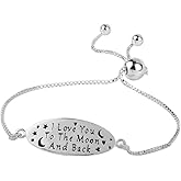 LeCalla 925 Sterling Silver Sliding Bolo Bracelet | Lightweigh Adjustable Chain Bracelets for Women | Valentine's Day Gift Friendship Sister Mom