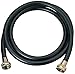 Washing Machine Hose Black Rubber, 10 Foot, Made in the USA
