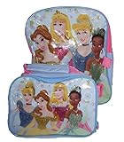 Disney Princesses Small Toddler Backpack w/Detachable Utility Lunch Bag-11