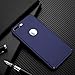 CASEKOO iPhone 8 Plus Case Slim Fit Ultra Thin Case Hard Sleek Protective [Scratch Resistant] Matte Finish Great Grip Cover Compatible with iPhone 8 Plus [Shell Series]-Navy Blue