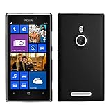 Nokia Lumia 925 Case, Ultra Slim Lightweight PC Hard Case Cover for Nokia Lumia 925 Smartphone (Slim - Black)