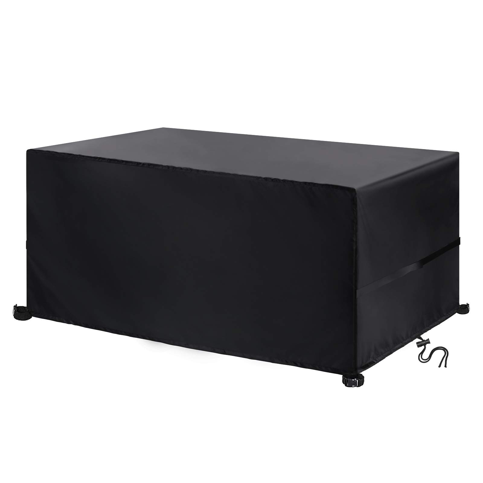 YoungBee Garden Furniture Covers - Rectangular/Square Outdoor Rattan Sofa Set & Patio Table Covers, 213*132*74cm, Waterproof, Anti-UV, Tear-Resistant 420D Oxford Fabric