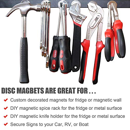 5 Powerful+Disc+Neodymium+Magnets+Pack