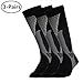Ruzishun Compression Socks for Men & Women(3 Pairs),20-30 mmHg(Black,L/XL,3Pairs)