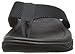 FitFlop Men's Surfer Flip Flop, Black, 9 M US