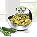 Stainless Steel Chips and Dip Bowl - Entertain in Style with Small Tiered Divided Serving Dish Holder for Dips, Appetizers, Condiments, Salsa, Salad, Sauces in Serveware by Pro Chef Kitchen Tools