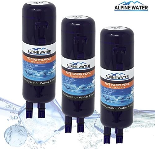 NEW W10295370, W10295370A, Filter 1, Kenmore 46-9930 Compatible Water Filter Replacement, 3 Pack