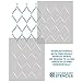 Serenity Allover Stencil - Large Stencils for Painting Walls – Try Stencils Instead of Wallpaper – Wall Stencil - Size: Small