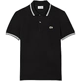 Lacoste Mens Smart Paris Regular Fit Contrast Neck Polo Shirt