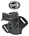 Winthrop Holsters OWB Pancake Black Leather Holster (Ruger LCP II #1180)