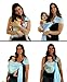 Breathable Baby Wrap Water METAL Ring Sling Carrier Infant Wrap Toddlers.Baby Shower Gift with Polyester and Quickdry Fabrics Material to Indoor Outdoor Travel Comfort for Newborn. (Sky Blue)