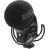 Rode Stereo VideoMic Pro Rycote Camera-Mount Stereo Microphone, Black