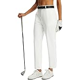 baleaf Women's Golf Pants Straight Leg Stretch Work Travel Pant with Pockets Dressy Bussiness Casual Slacks UPF 50+