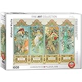 EuroGraphics Four Seasons by Alphonse Maria Mucha