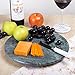 Creative Home Natural Green Marble Lazy Susan Turntable Rotating Display Serving Board, 12