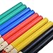 ROSENICE 7A Maple Drum Sticks Drum Accessories Multi Color for Kids Children 5 Pairs