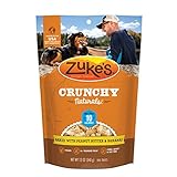 Zuke'S Crunchy Naturals 10S Baked With Peanut Butter & Bananas Dog Treats - 12 Oz. Pouch