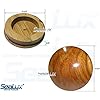 SeaLux-Marine-2-58-INCH-Genuine-Teak-Wood-BOAT-CENTER-STEERING-WHEEL-CAP-for-Boat-Destroyer-Steel-Wheels