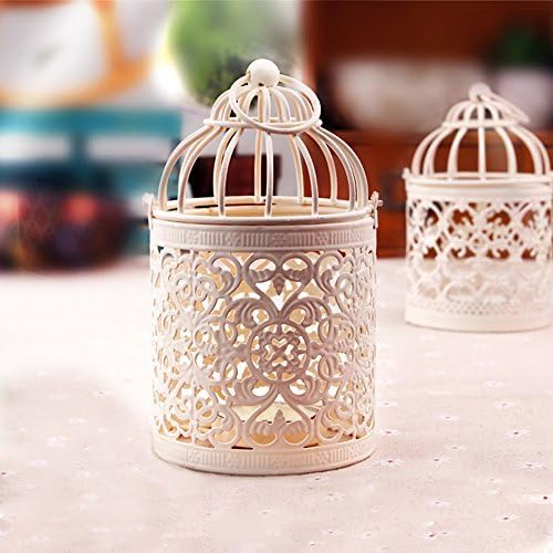 B&amp;Y Fashion Personality Hollow-out Decorative Birdcage Iron Candle Holder Hanging Lantern