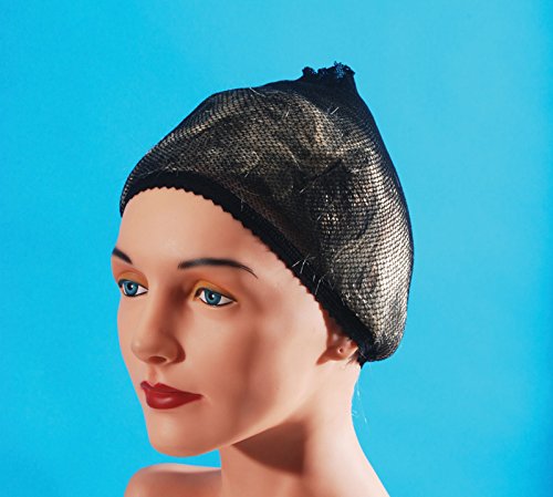 Loftus International Adult Star Power Hair Stay Wig Cap, Black, One Size