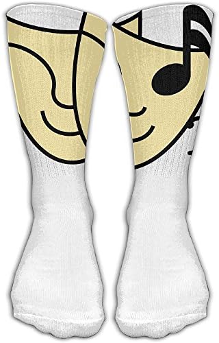 Yellow Masken Women & Men Socks Soccer Sport Tube Stockings Length 30cm