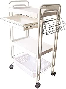 Carro de Servicio Carro de Almacenamiento Médico Retro de 3 Niveles